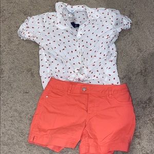 D Jeans Coral Shorts